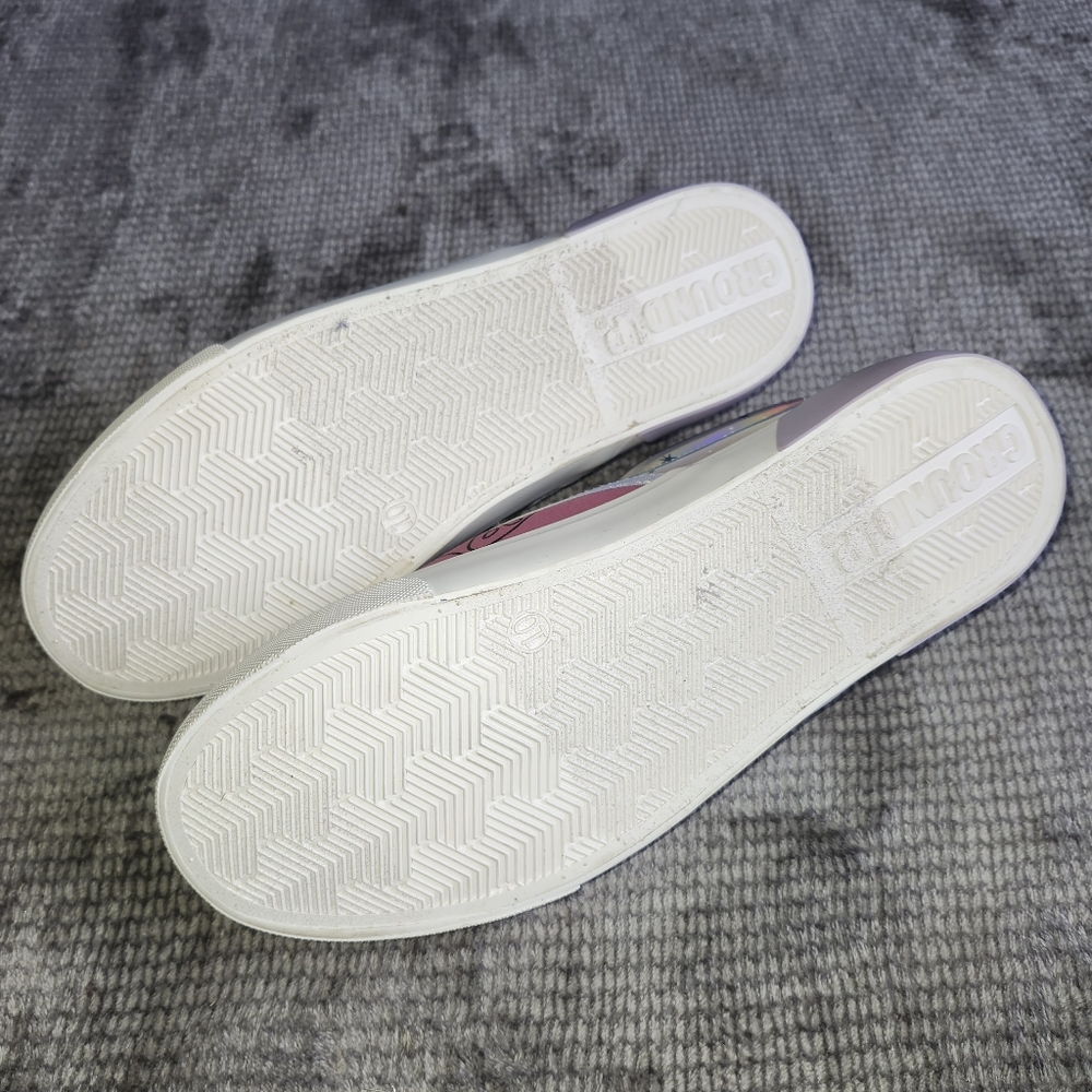 Nightmare before Christmas Womens Slides, Iridescent,  Sz 10, Jack And Sally, - Picture 4 of 6